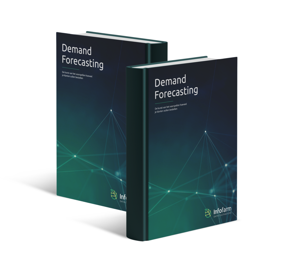 Book cover of the demand forecasting whiepaper.